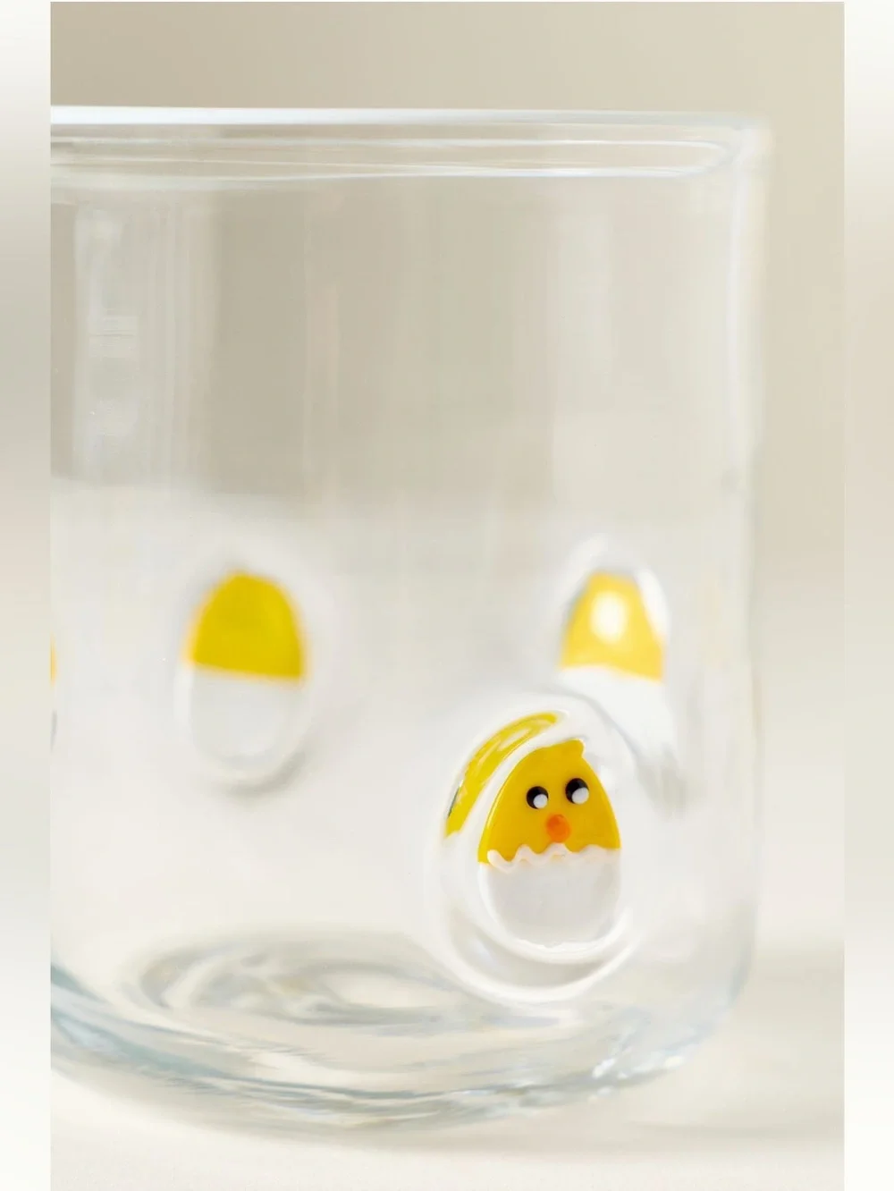 🐥Anthropologie Icon Juice Glass New Farm Baby Chick Egg Set of 2